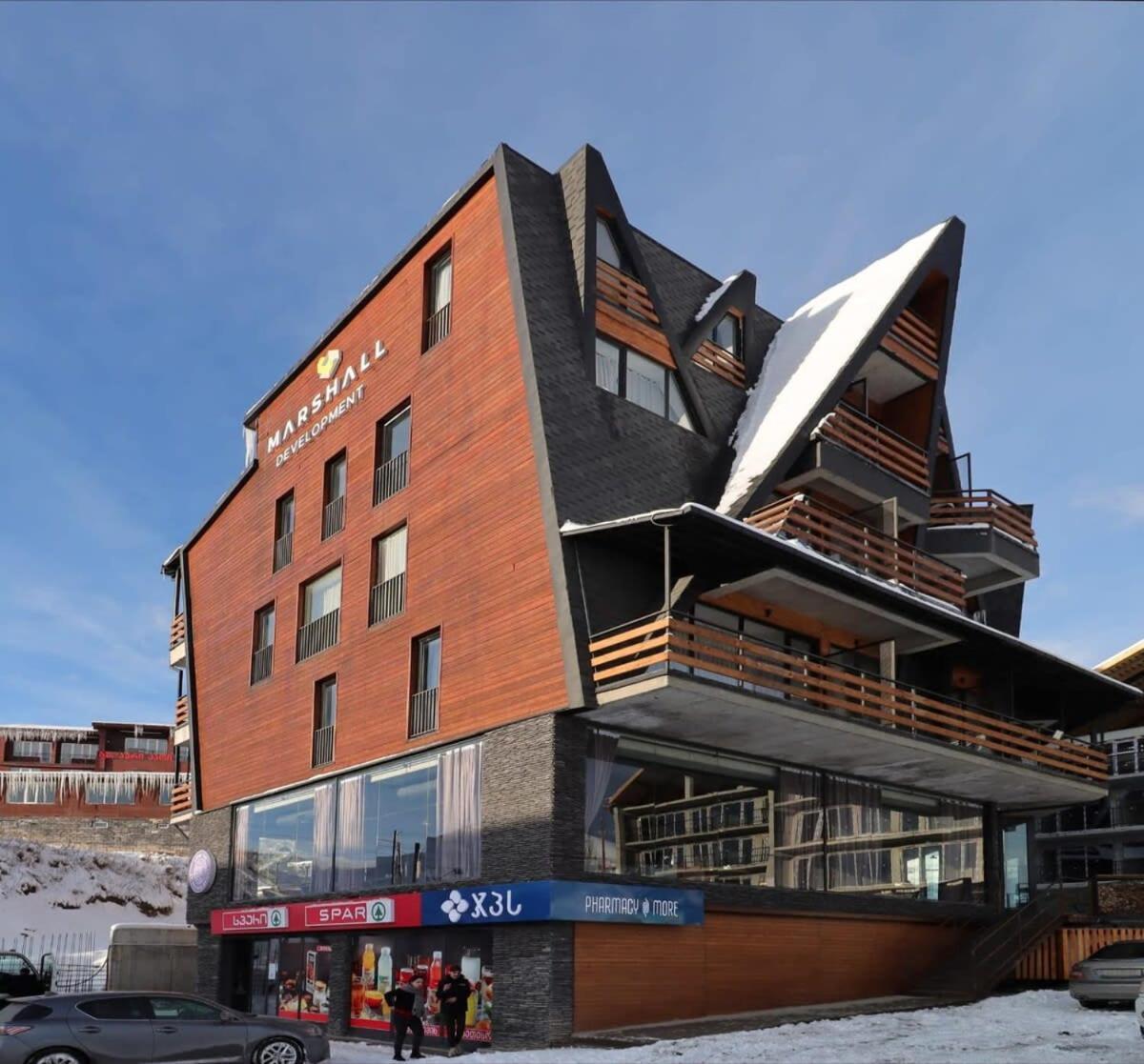 Stylish Studio Apartment With Balcony Gudauri Exteriér fotografie