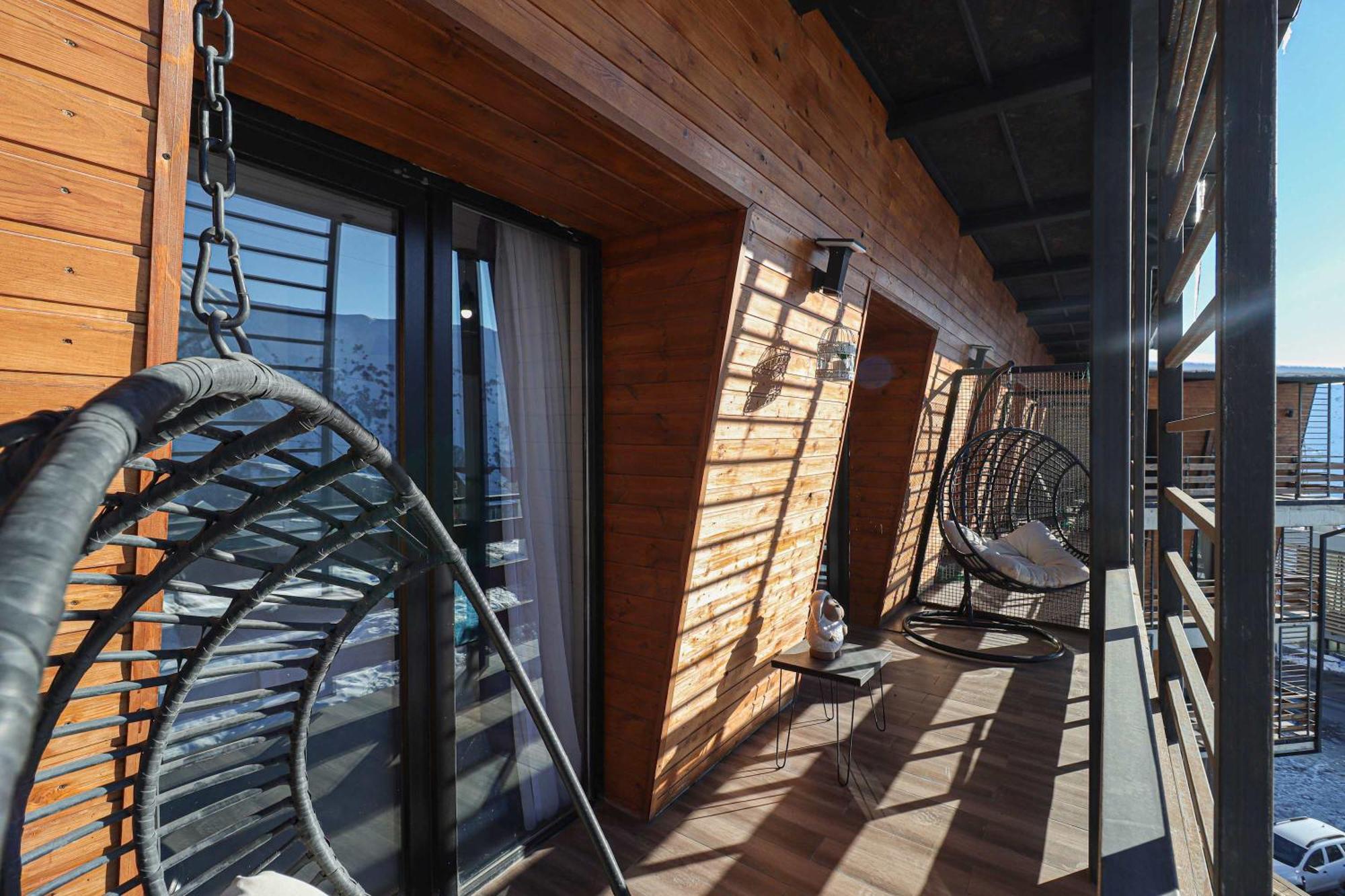 Stylish Studio Apartment With Balcony Gudauri Exteriér fotografie