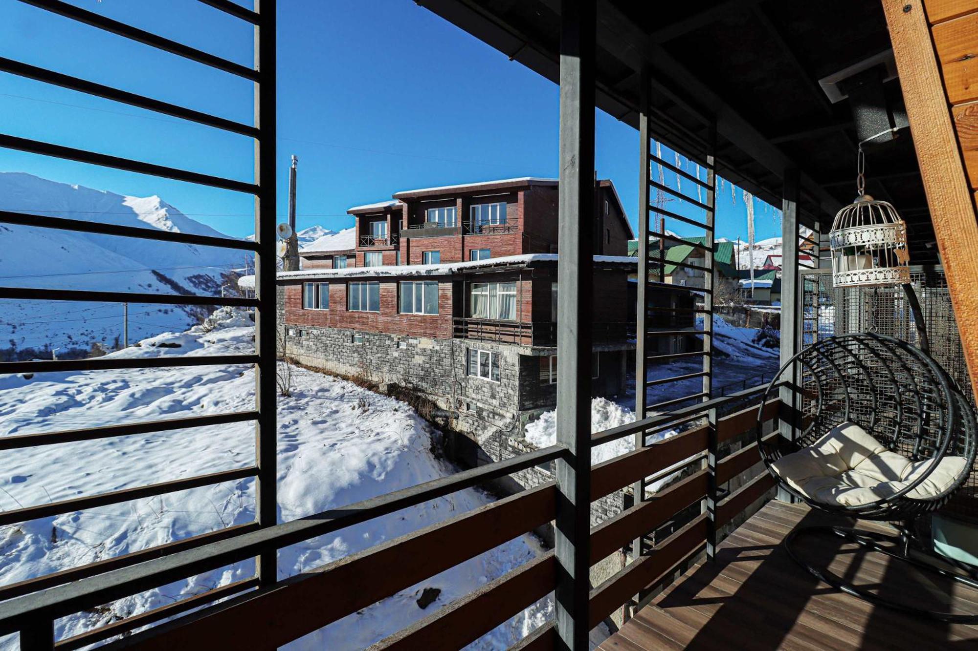 Stylish Studio Apartment With Balcony Gudauri Exteriér fotografie