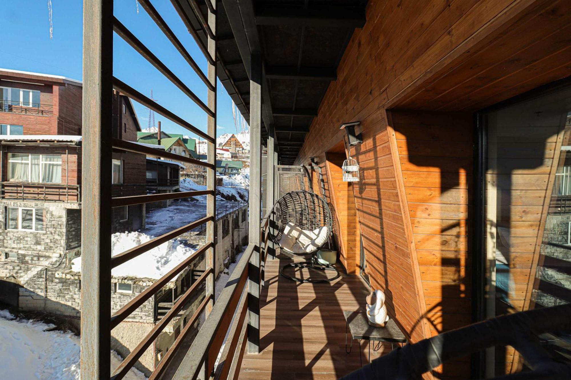Stylish Studio Apartment With Balcony Gudauri Exteriér fotografie